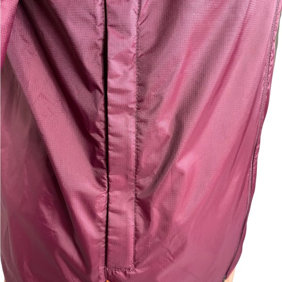 Timberland Men's Wind Waterproof Zip Jacket Raincoat Red Long Sleeve - Picture 5 of 9